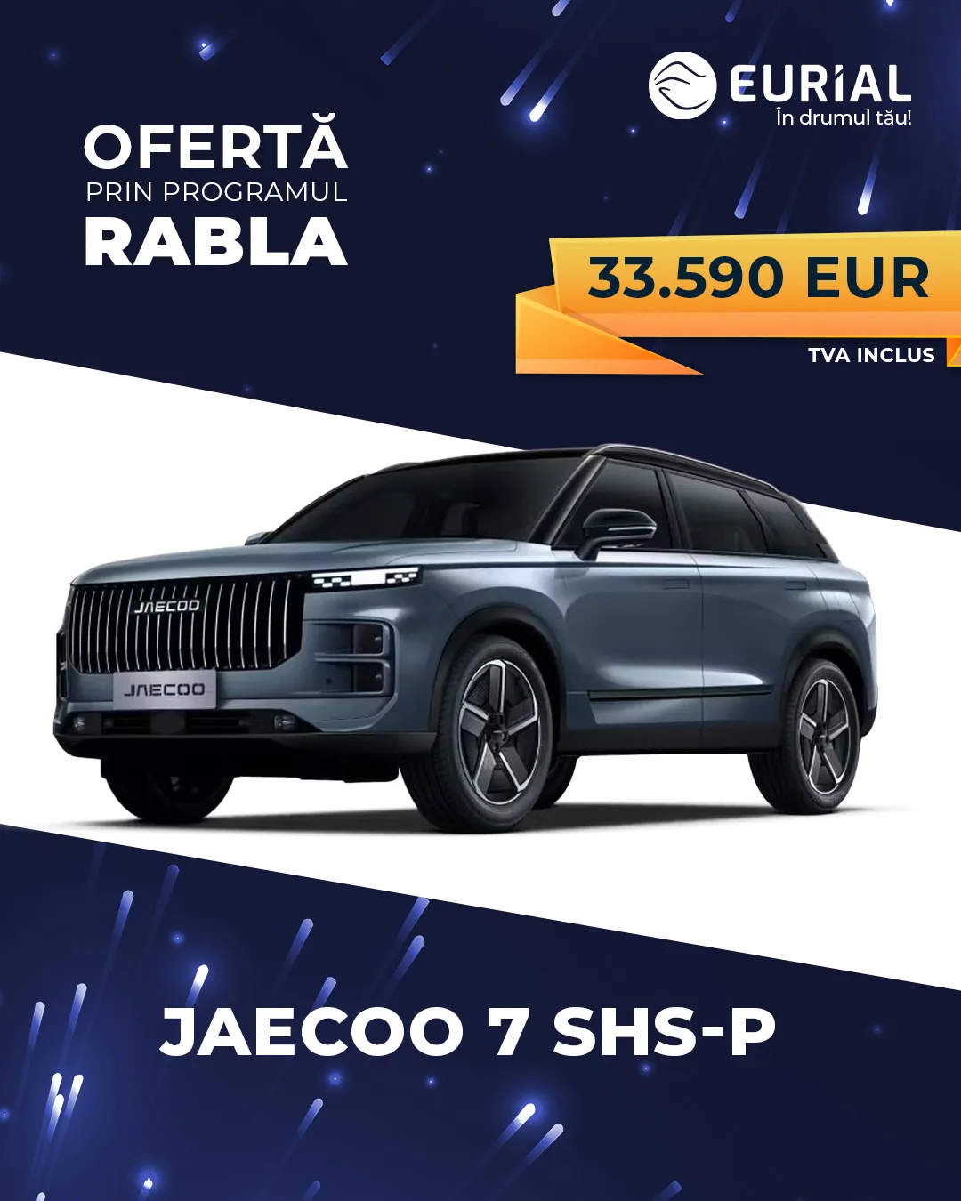 Ofertă Rabla Jaecoo 7 SHS-P — de la 33.590 EUR TVA inclus