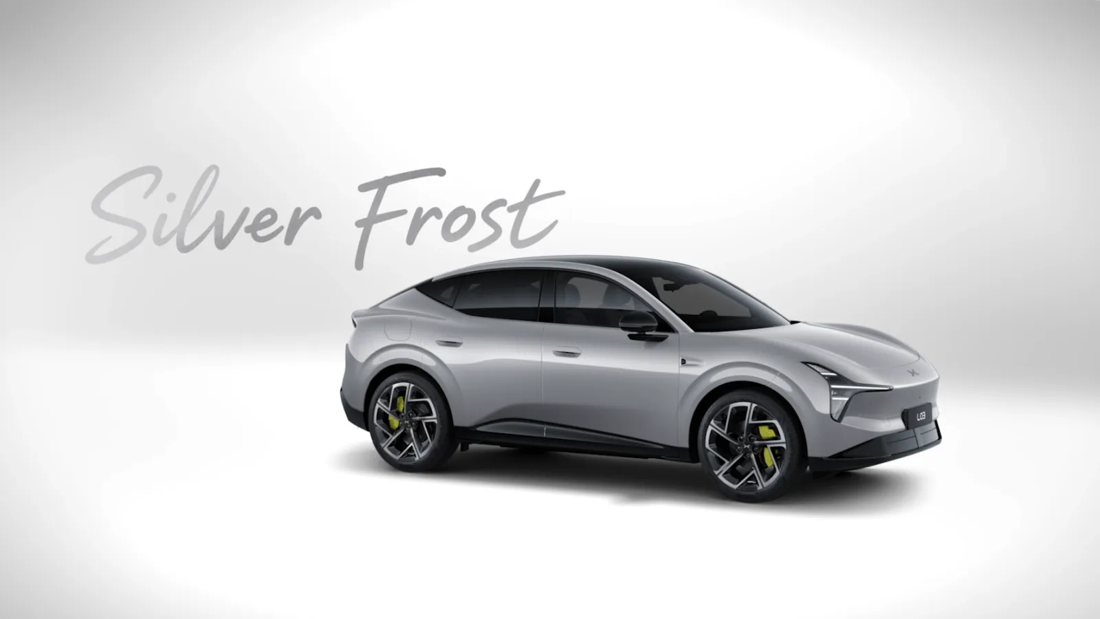 XPeng L03 în Silver Frost, randare oficială
